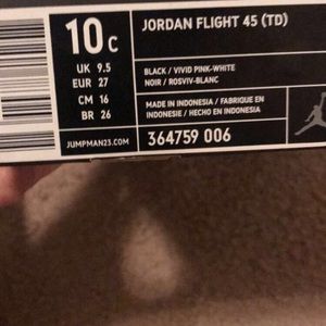Jordan flight 45
